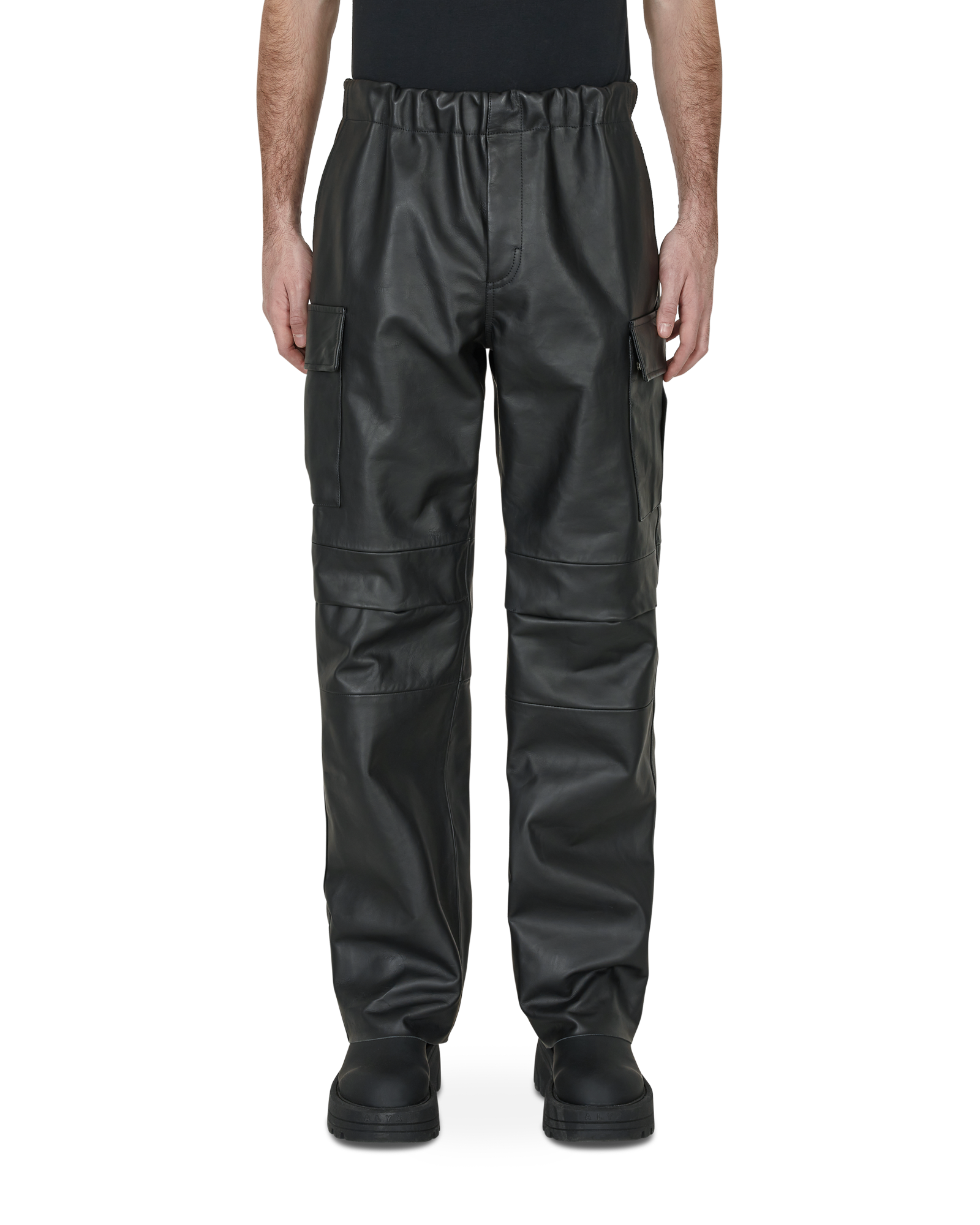 LEATHER CARGO PANT