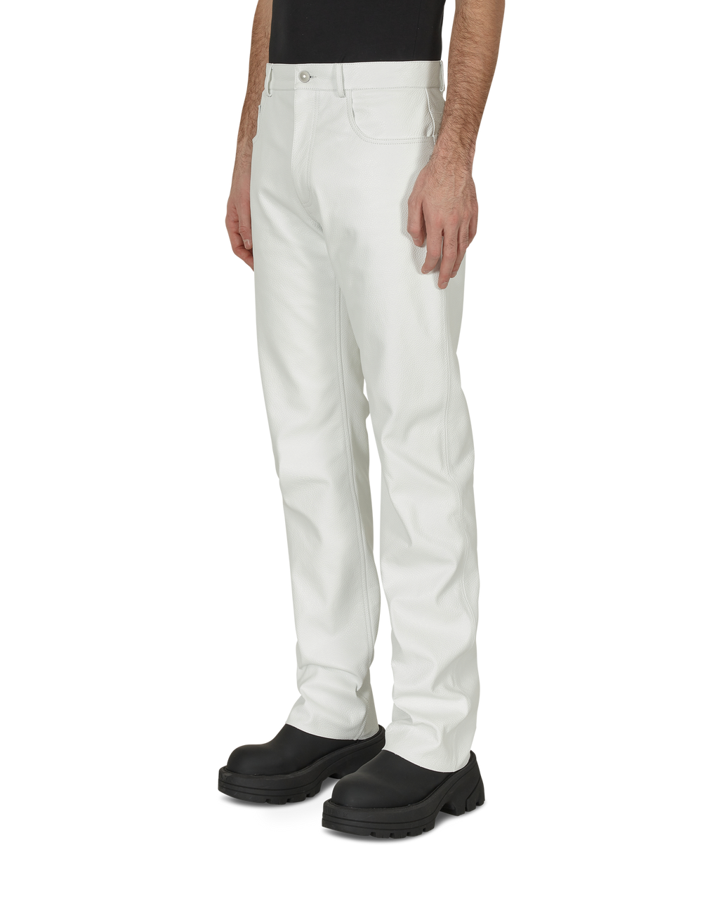 5 PKT LEATHER PANT
