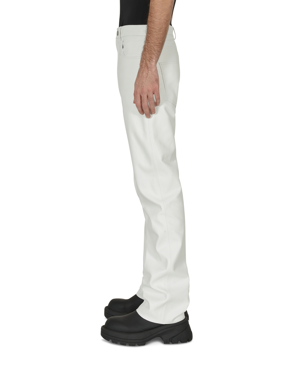 5 PKT LEATHER PANT