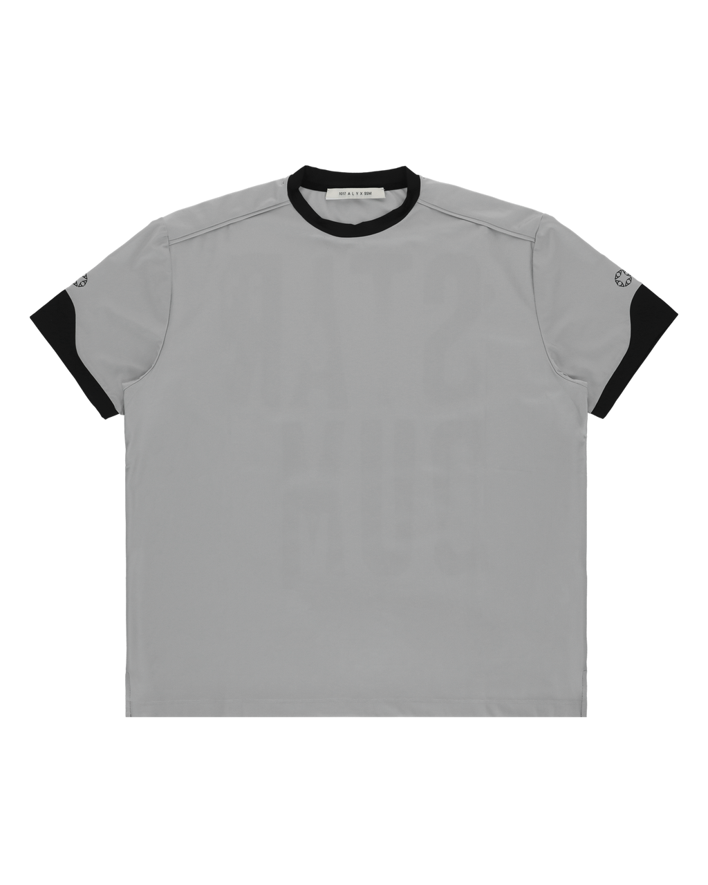 SHORT SLEEVE GRAPHIC SILVER T-SHIRT