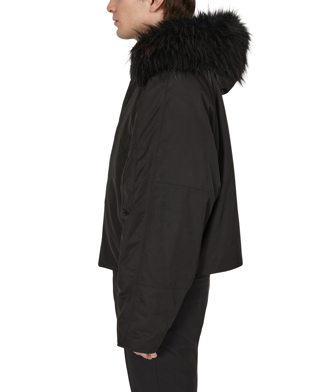 NYLON LOGO PARKA