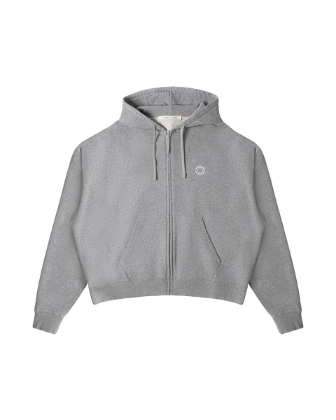 1017 ALYX 9SM | GREY BOXY ZIP-UP HOODIE | SWEATSHIRTS 1017 ALYX 9SM | GREY BOXY ZIP-UP HOODIE | SWEATSHIRTS