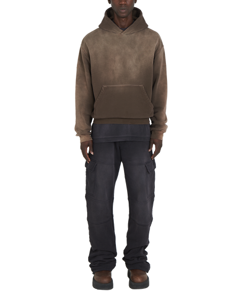 1017 ALYX 9SM | BROWN GARMENT DYE BOXY HOODIE | SWEATSHIRTS 1017 ALYX 9SM | BROWN GARMENT DYE BOXY HOODIE | SWEATSHIRTS