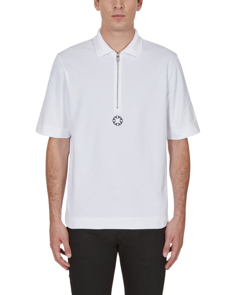 EMBROIDERED MONOGRAM PIQUE POLO SHIRT