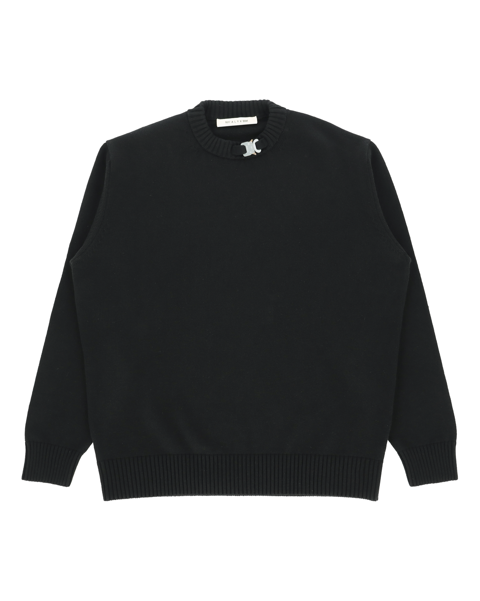 BUCKLE COLLAR CREWNECK