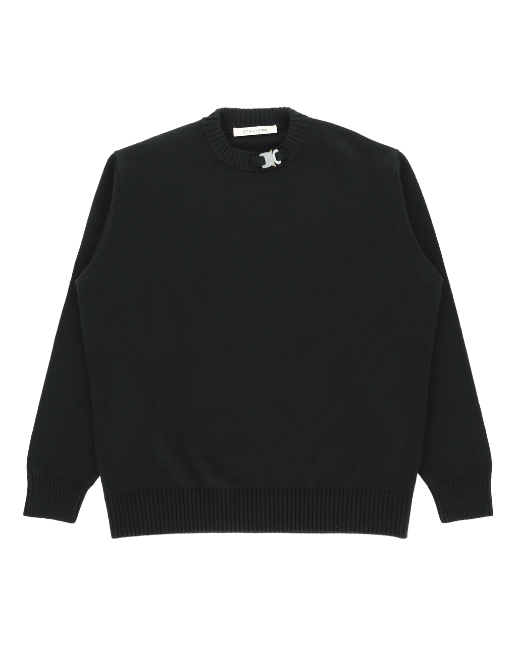 BUCKLE COLLAR CREWNECK