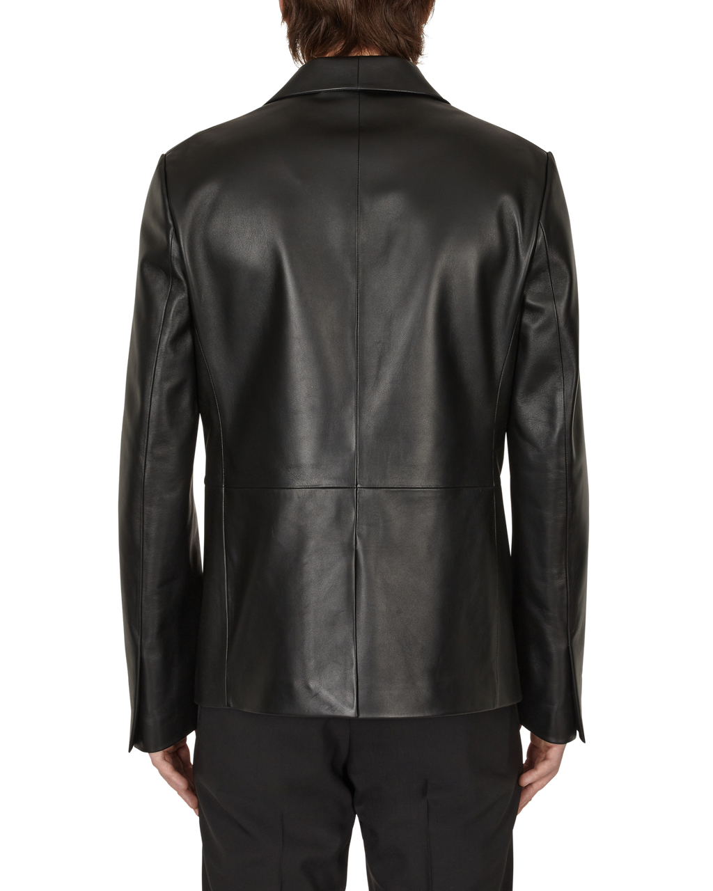 LEATHER BUCKLE BLAZER