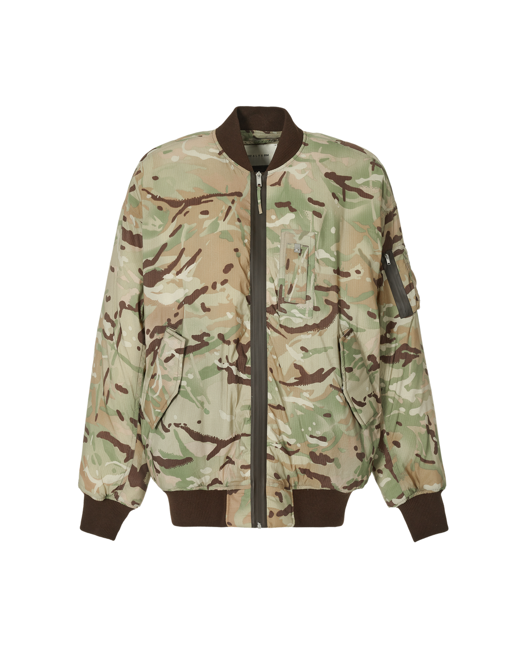 OVERSIZED CAMO NYLON BOMBER