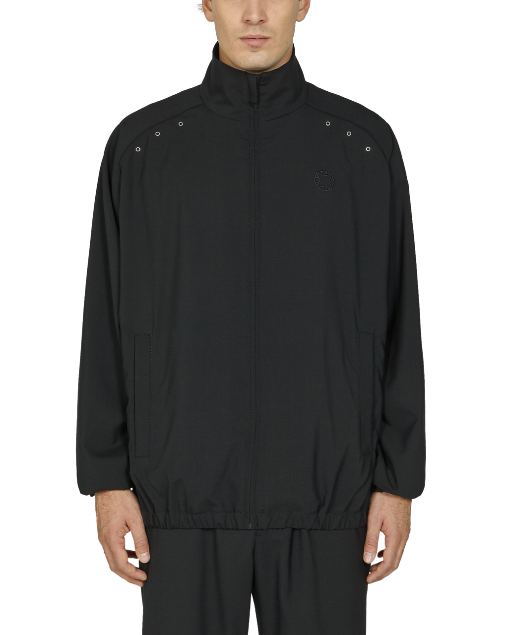 TAILORED TRACKTOP WITH EYELETS