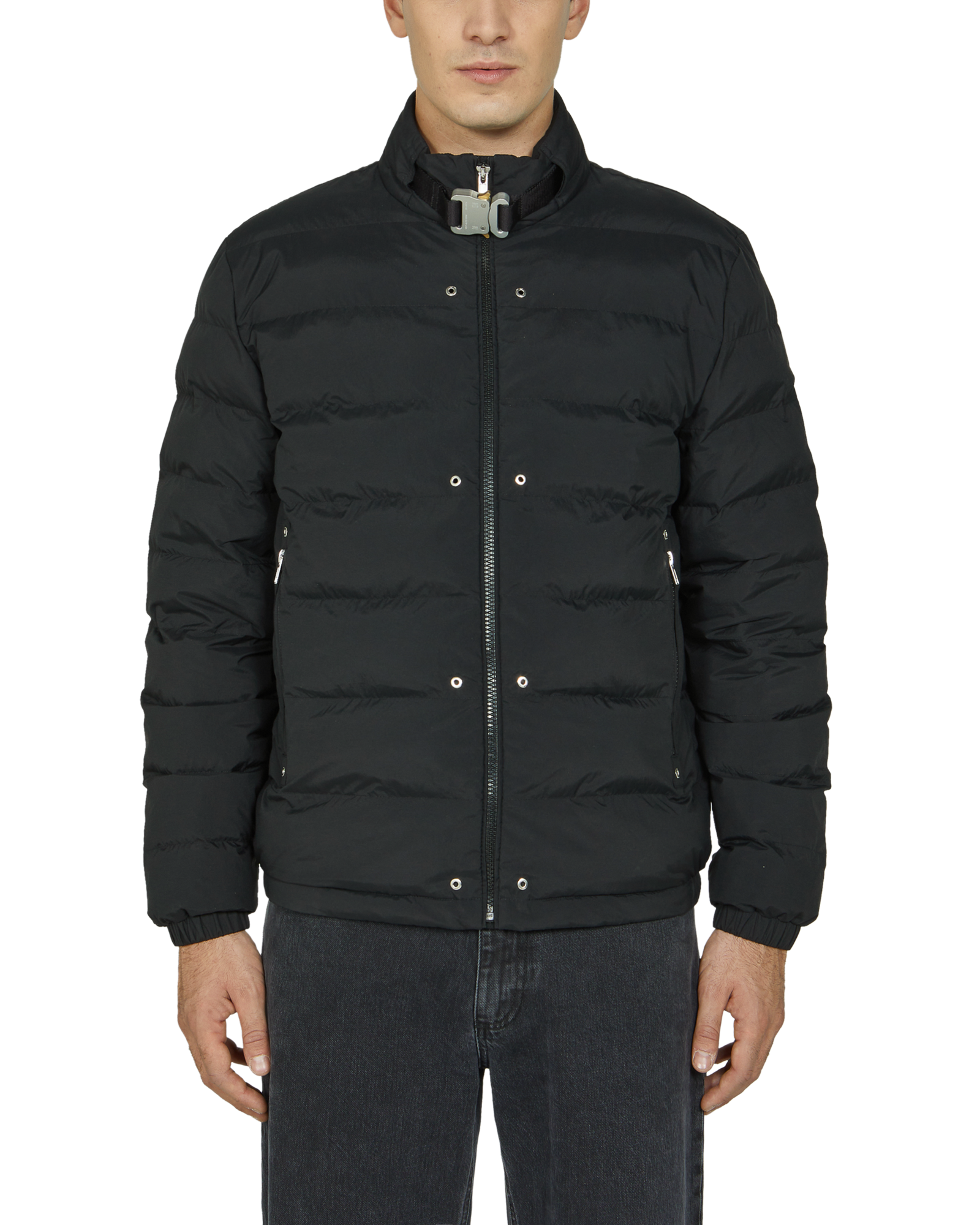 LIGHTWEIGHT BUCKLE PUFFER JACKET