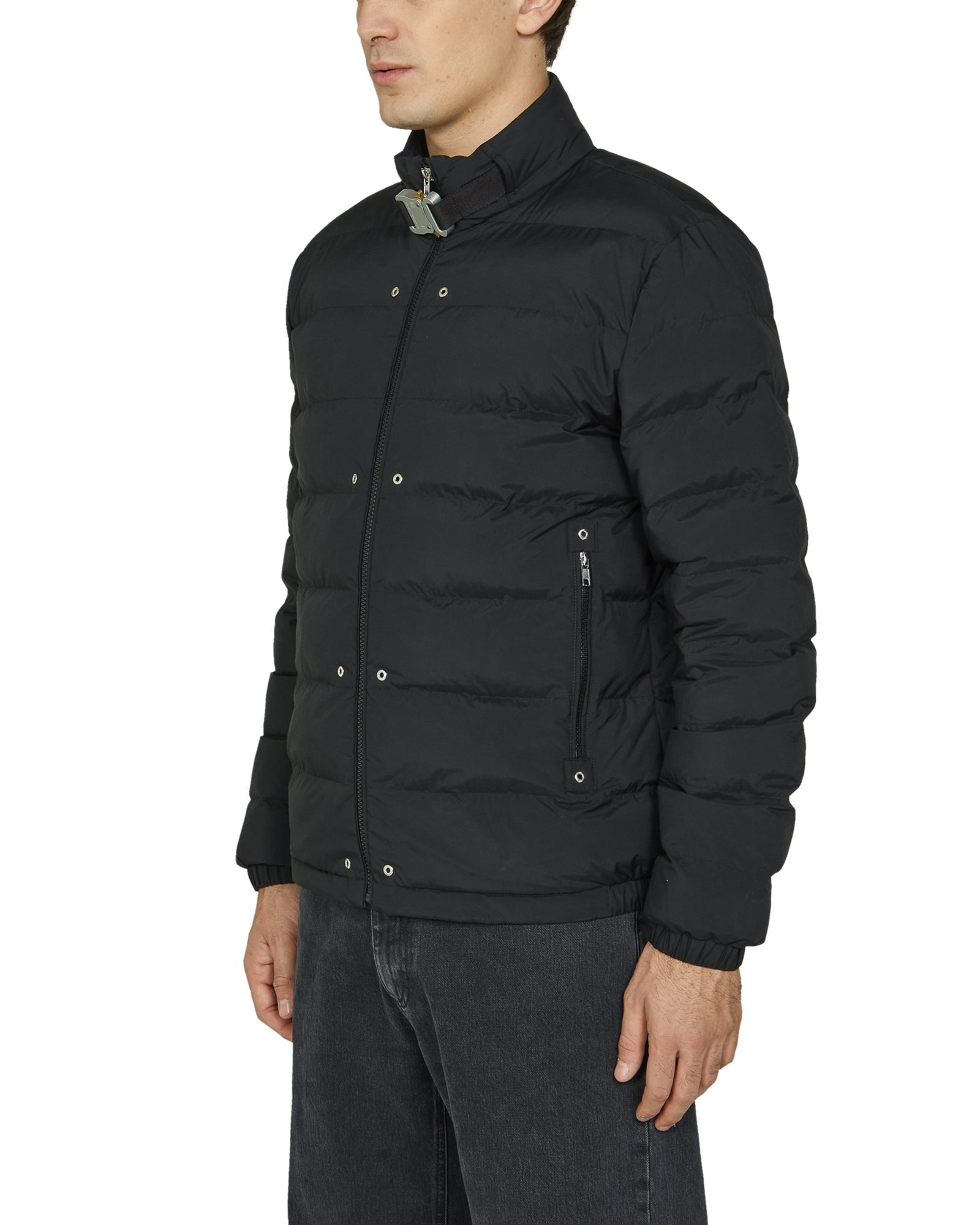 LIGHTWEIGHT BUCKLE PUFFER JACKET