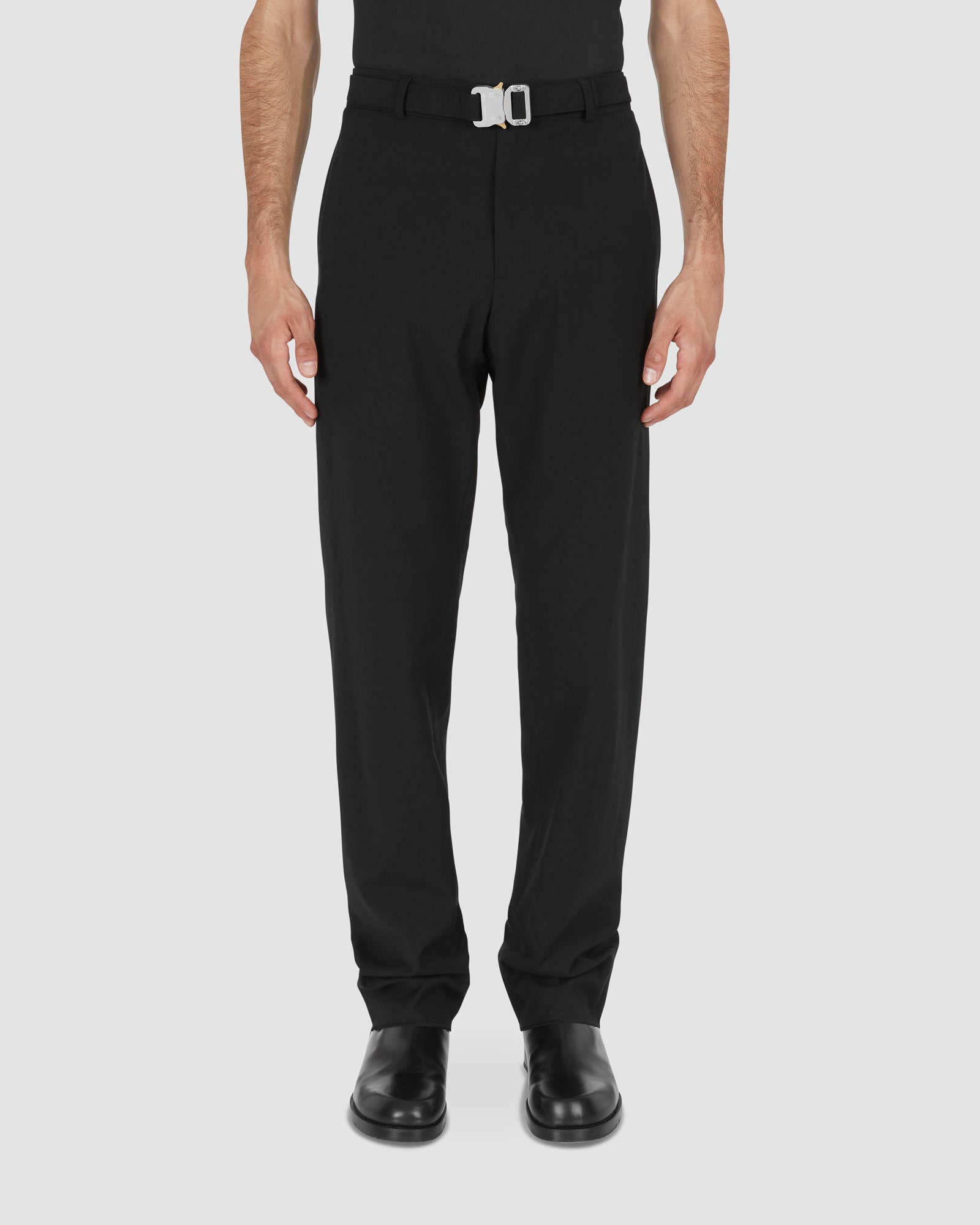 METAL BUCKLE SUIT PANT