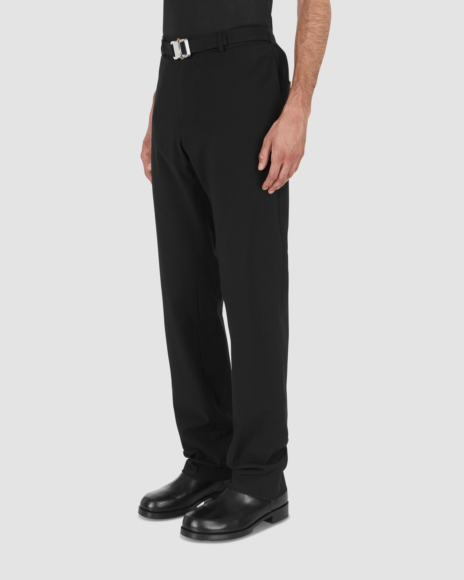 METAL BUCKLE SUIT PANT