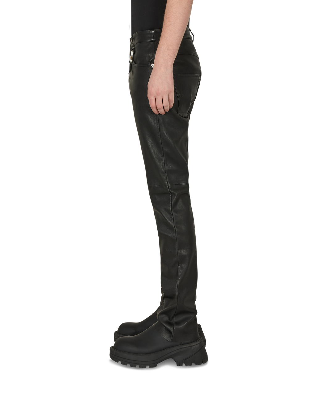 5 PKT LEATHER PANT