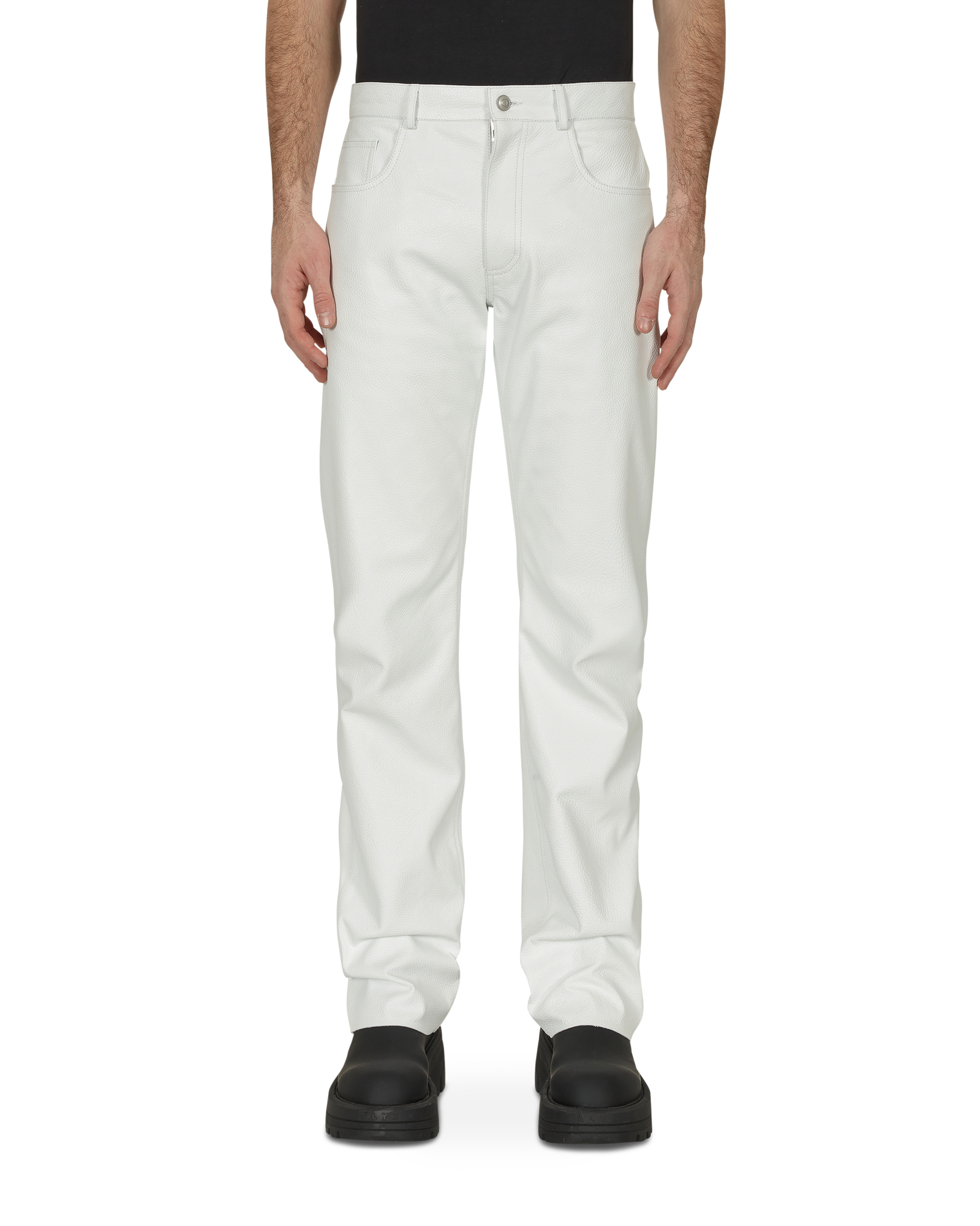 White Vegan Faux Leather Flare Pants – Dolls Kill