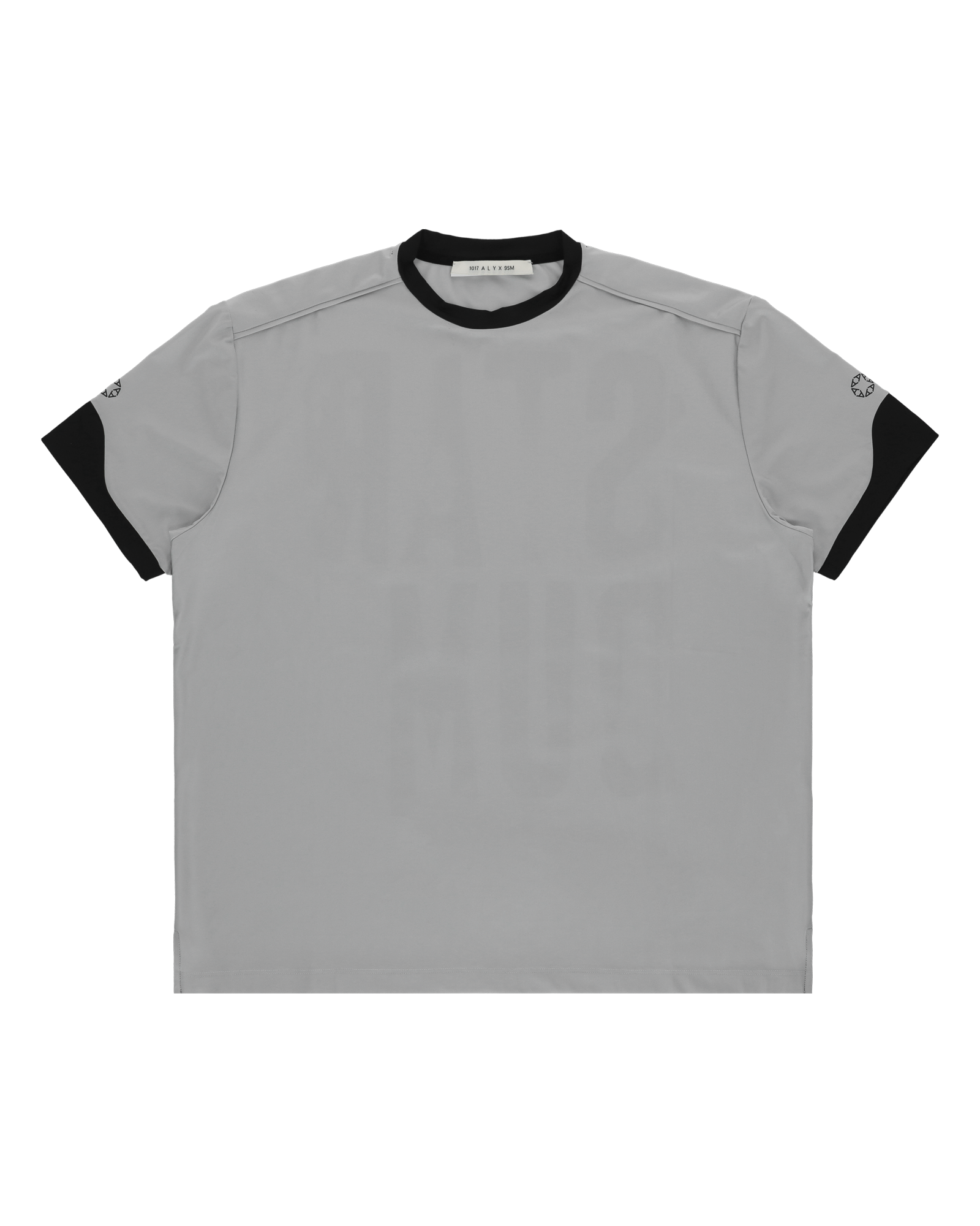 SHORT SLEEVE GRAPHIC SILVER T-SHIRT