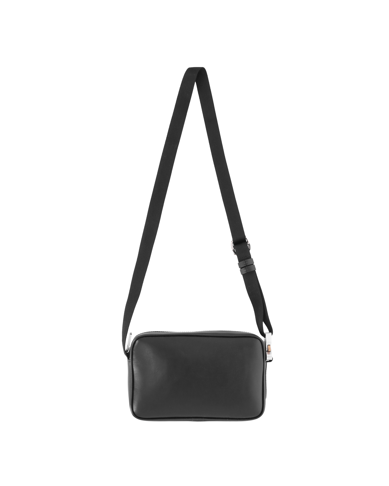 LEATHER BUCKLE CROSSBODY BAG