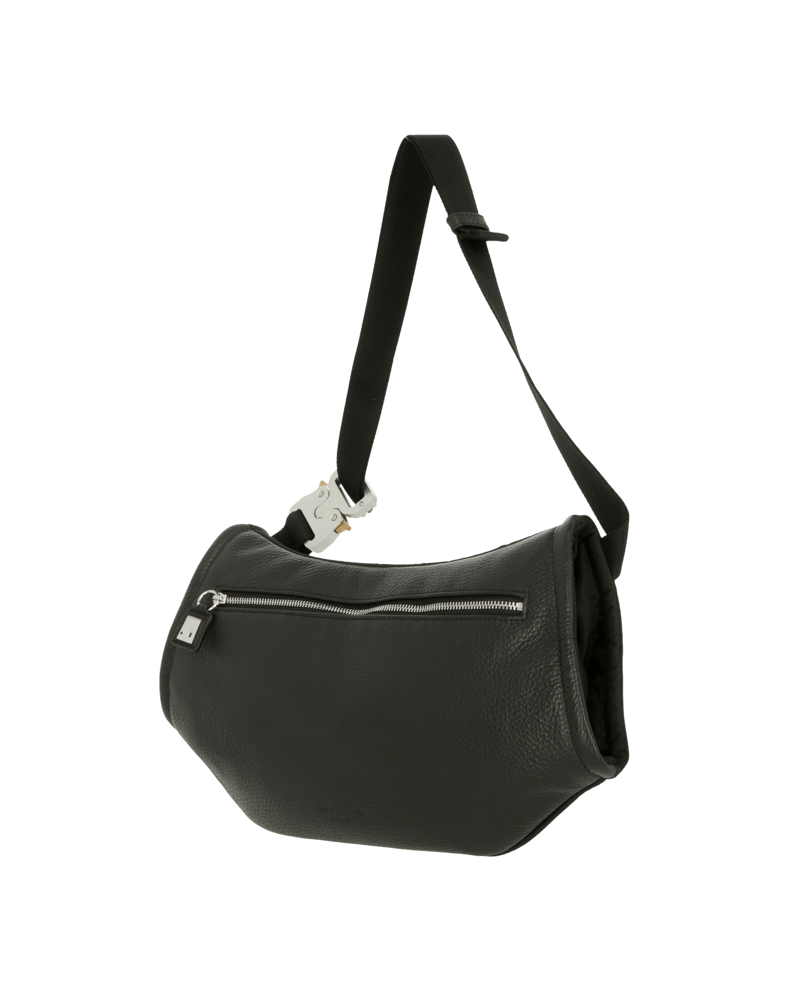 LEATHER X NYLON CROSSBODY BAG