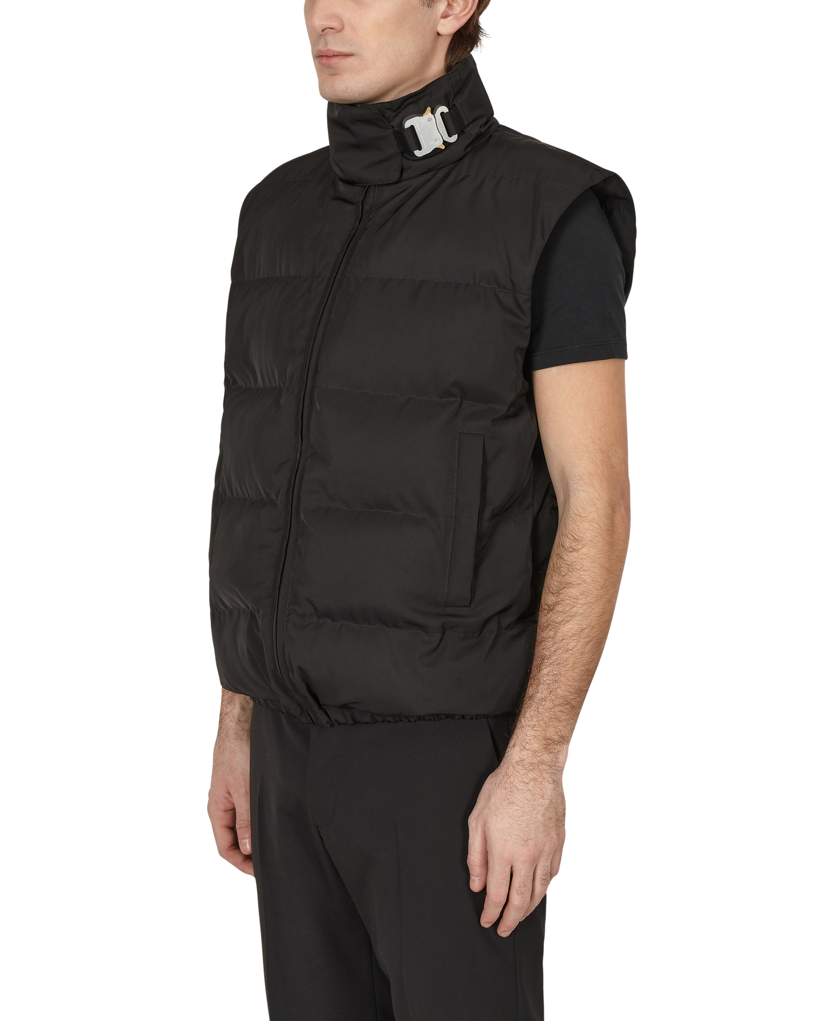 BUCKLE PUFFER VEST -  X