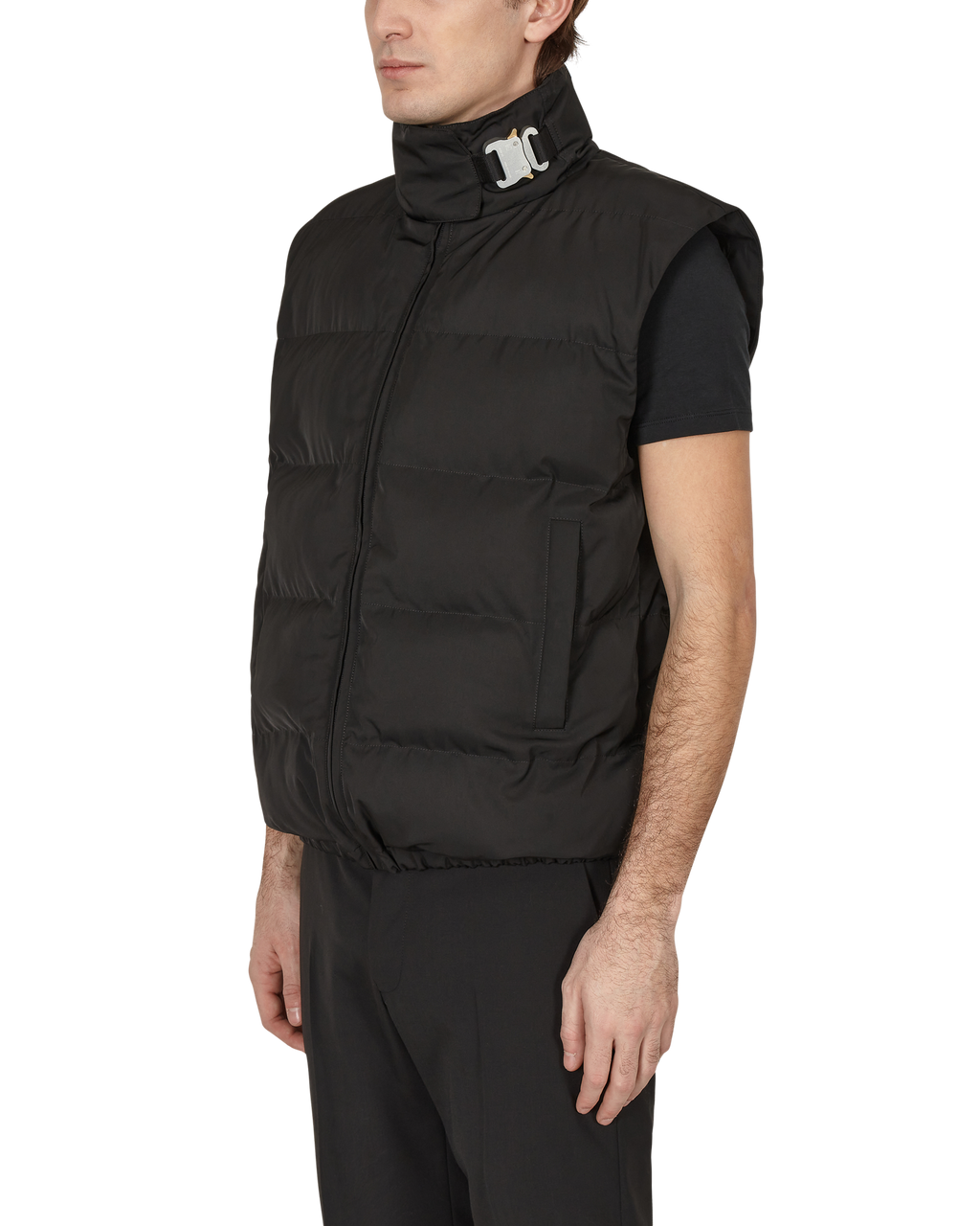 BUCKLE PUFFER VEST -  X