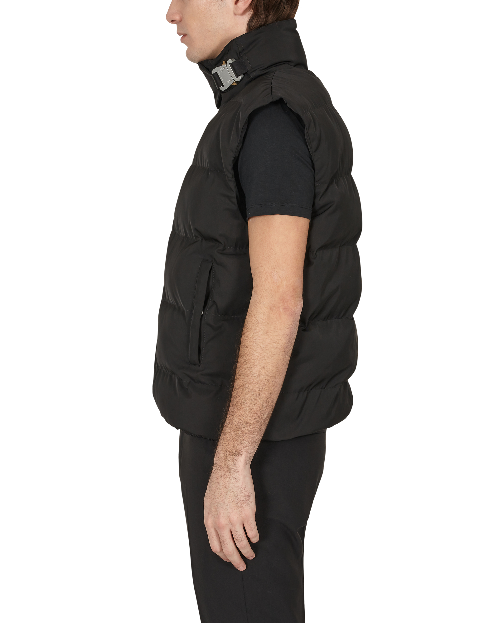 BUCKLE PUFFER VEST -  X