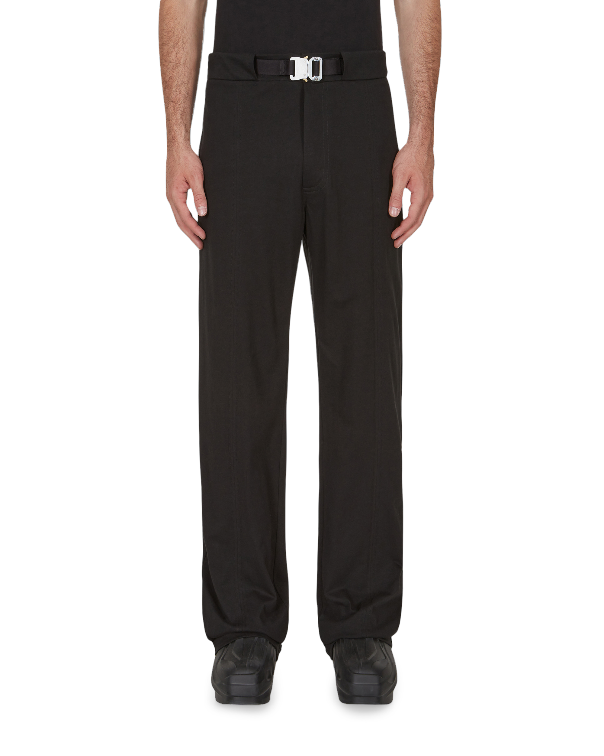 LIGHTWEIGHT COTTON BUCKLE PANT