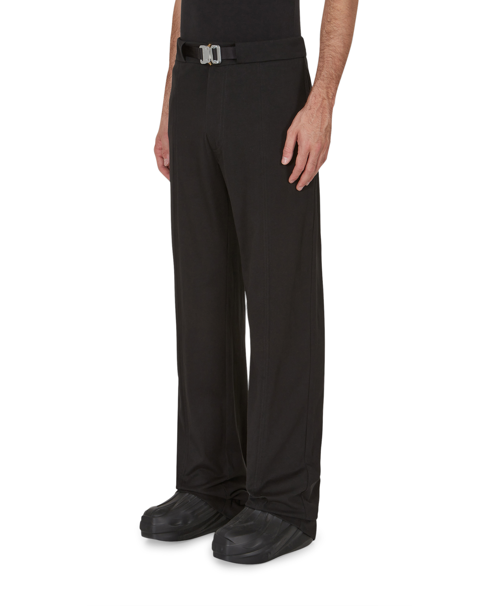 LIGHTWEIGHT COTTON BUCKLE PANT