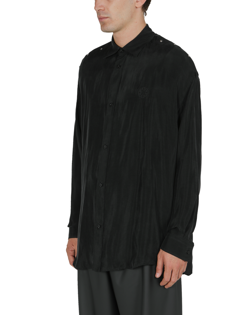 LONGSLEEVE CUPRO SHIRT WITH EYELETS