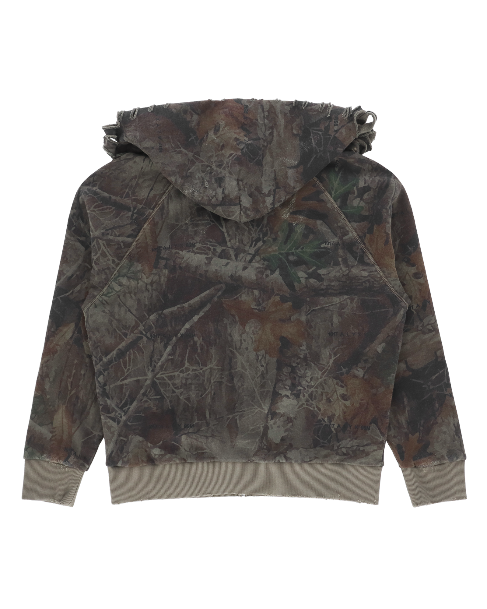 Distressed hotsell camo sweatshirt