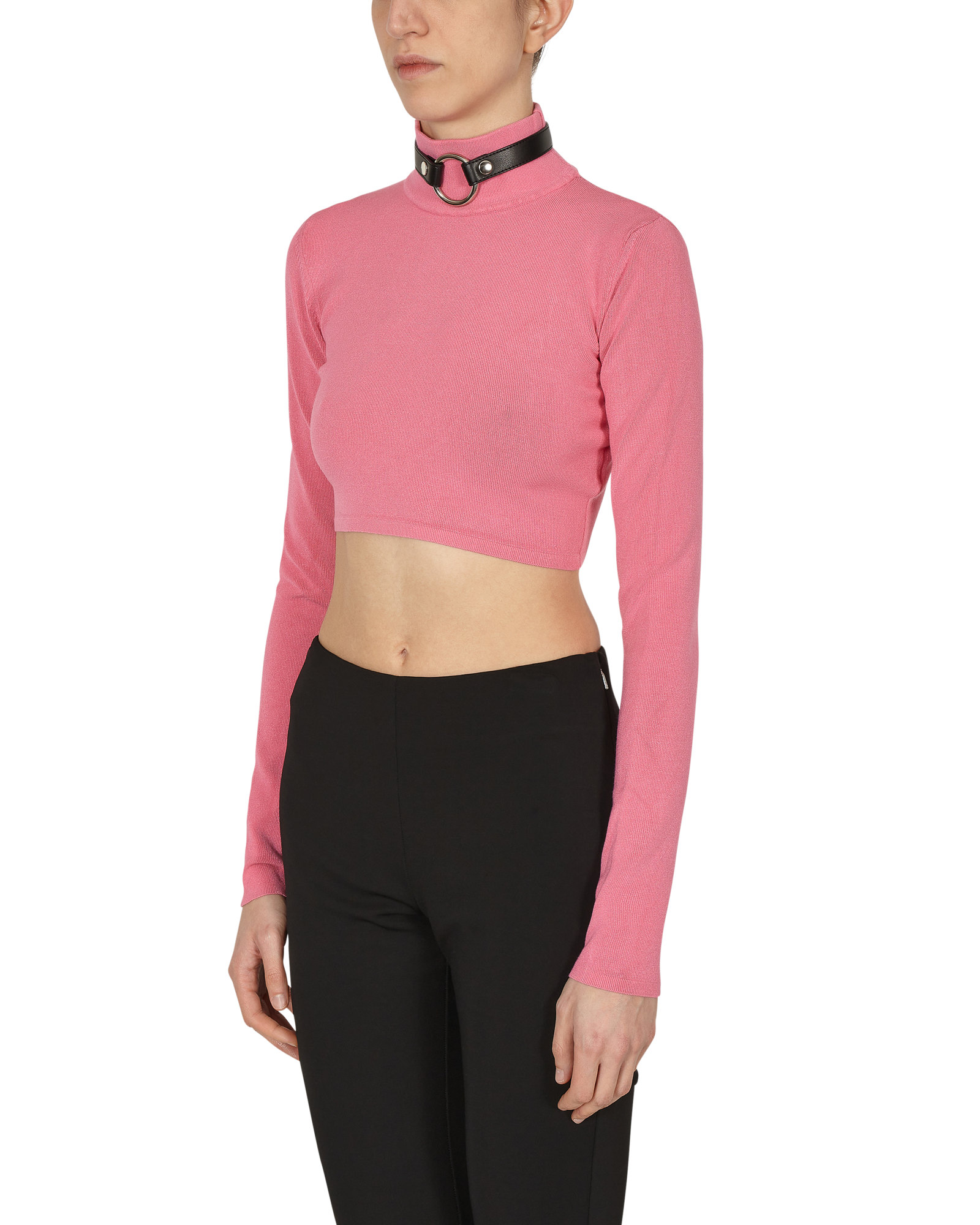 CROPPED KNIT TURTLENECK