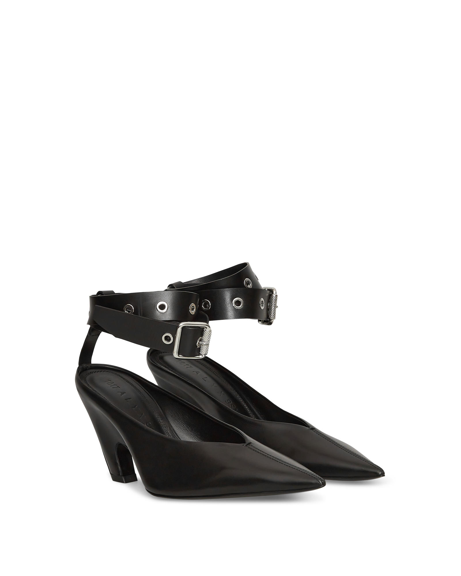 EVE HEEL WITH STUDDED BELT STRAP