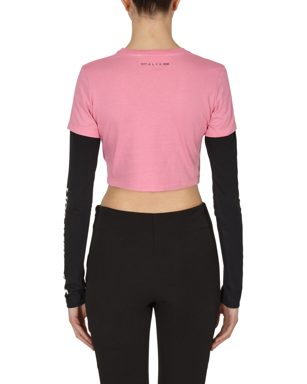 DOUBLE SLEEVE CROPPED TEE
