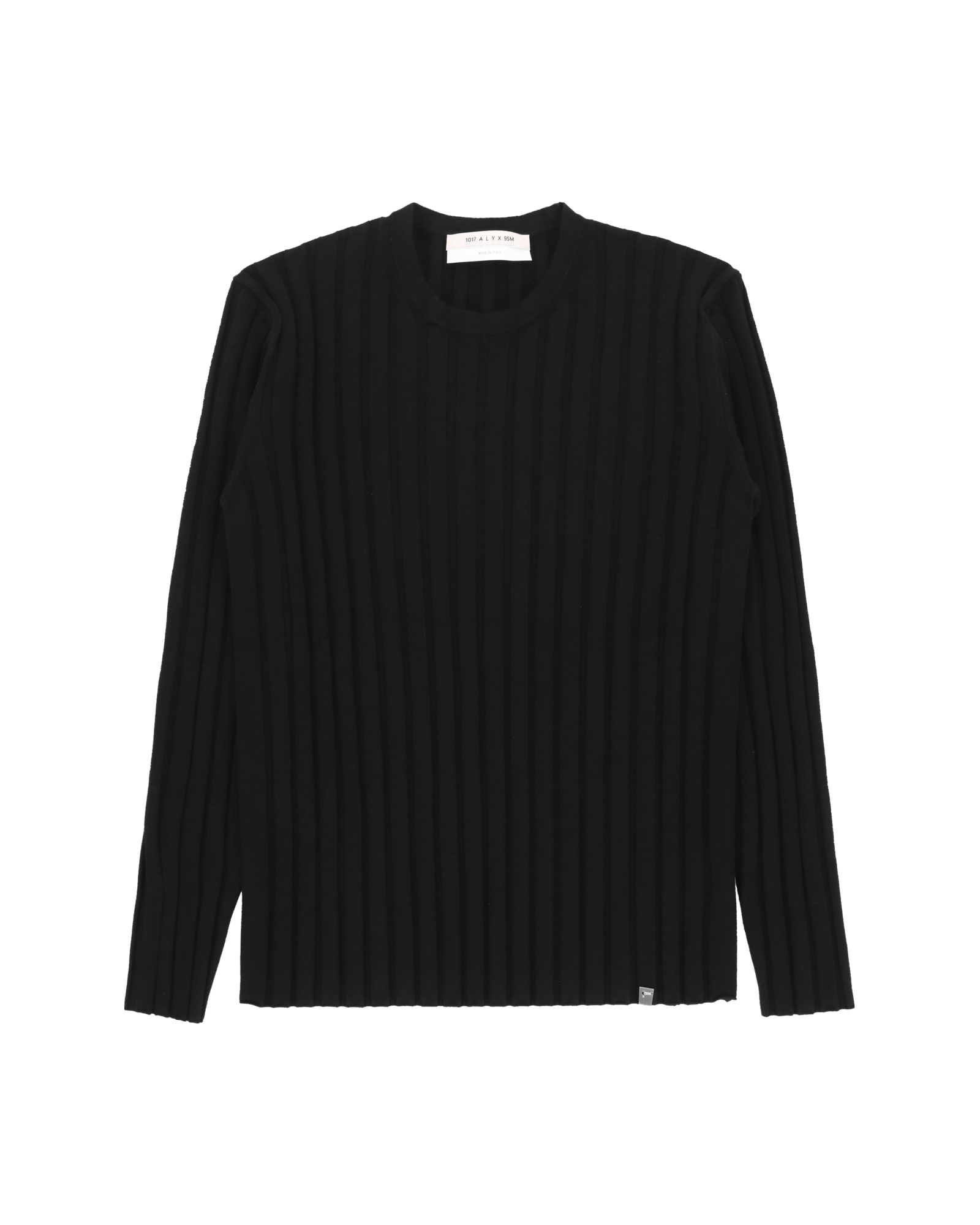 WIDE RIBBED KNIT SWEATER
