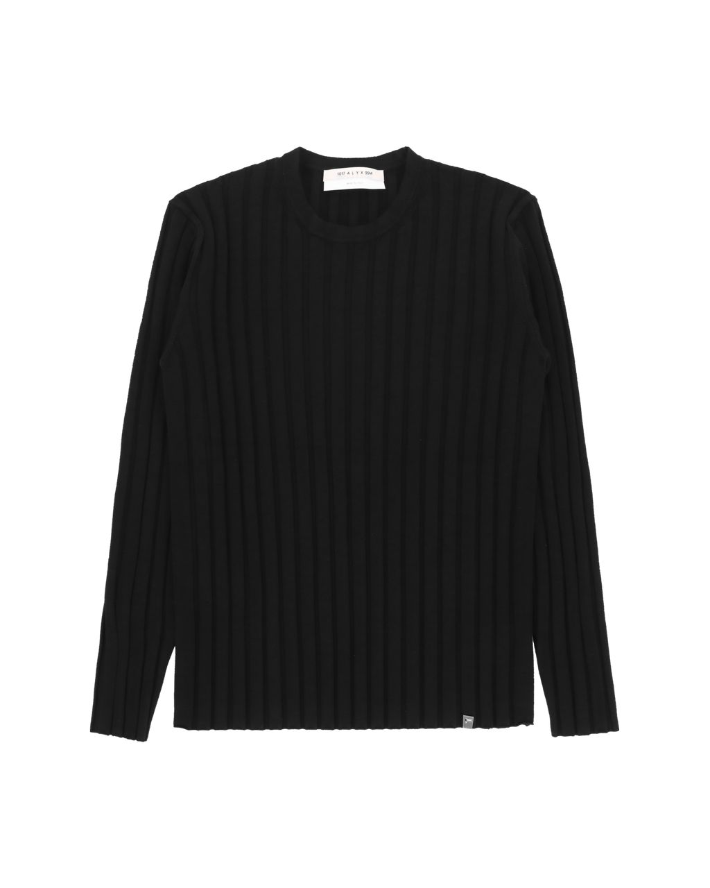 WIDE RIBBED KNIT SWEATER