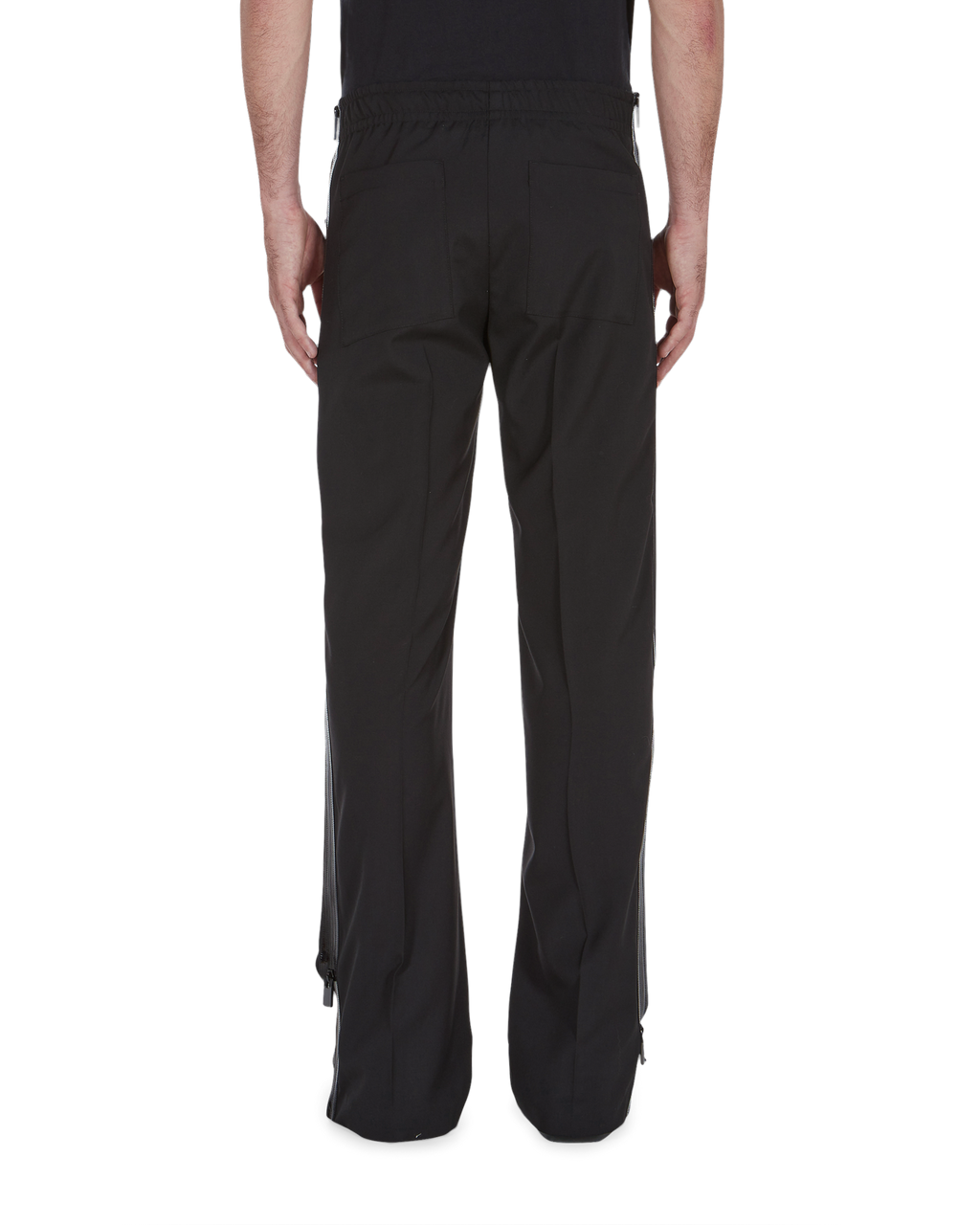 1017 ALYX 9SM | SHINY BLACK SIZE ZIP PANTS | PANTS