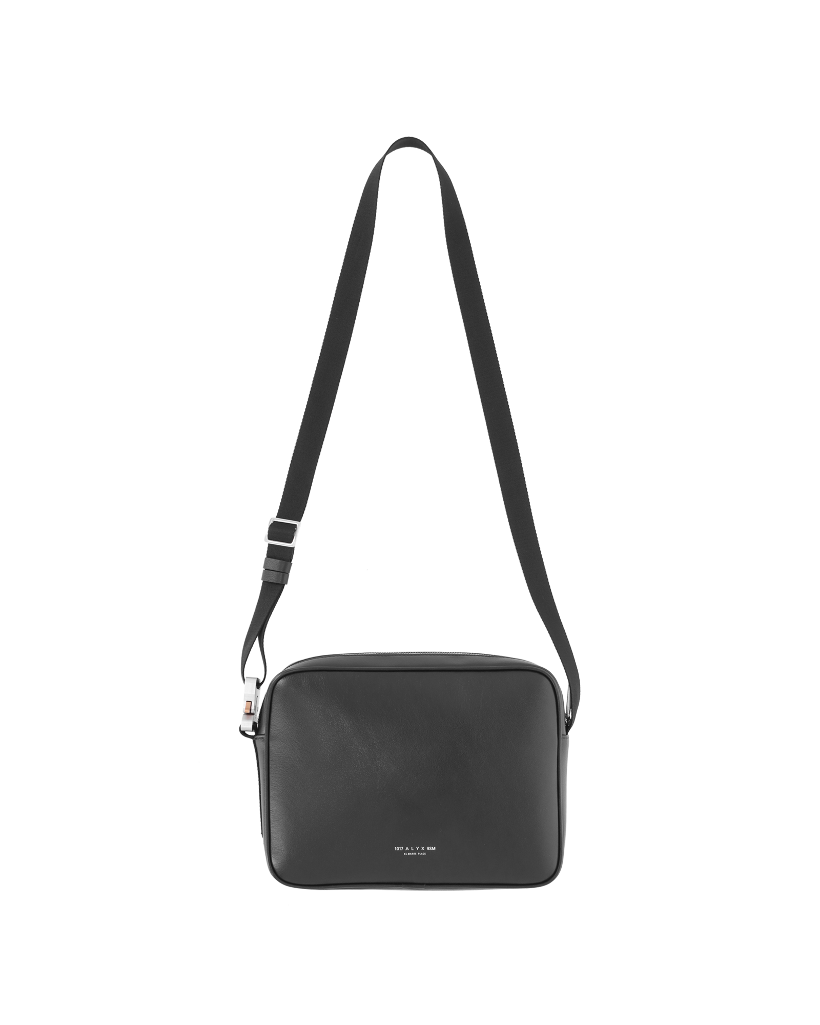 LEATHER BUCKLE CROSSBODY BAG