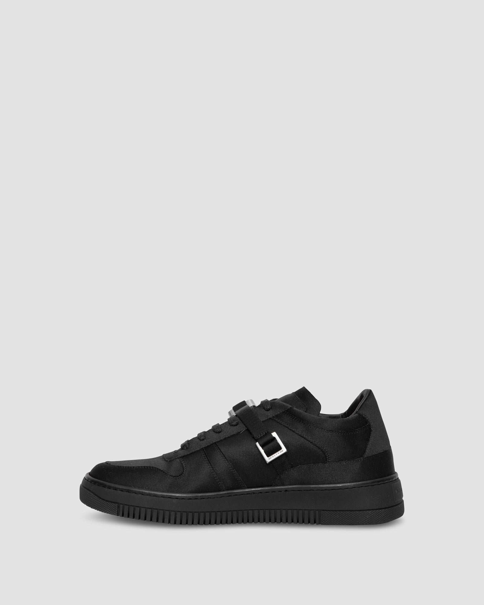 SATIN BUCKLE LOW TRAINER