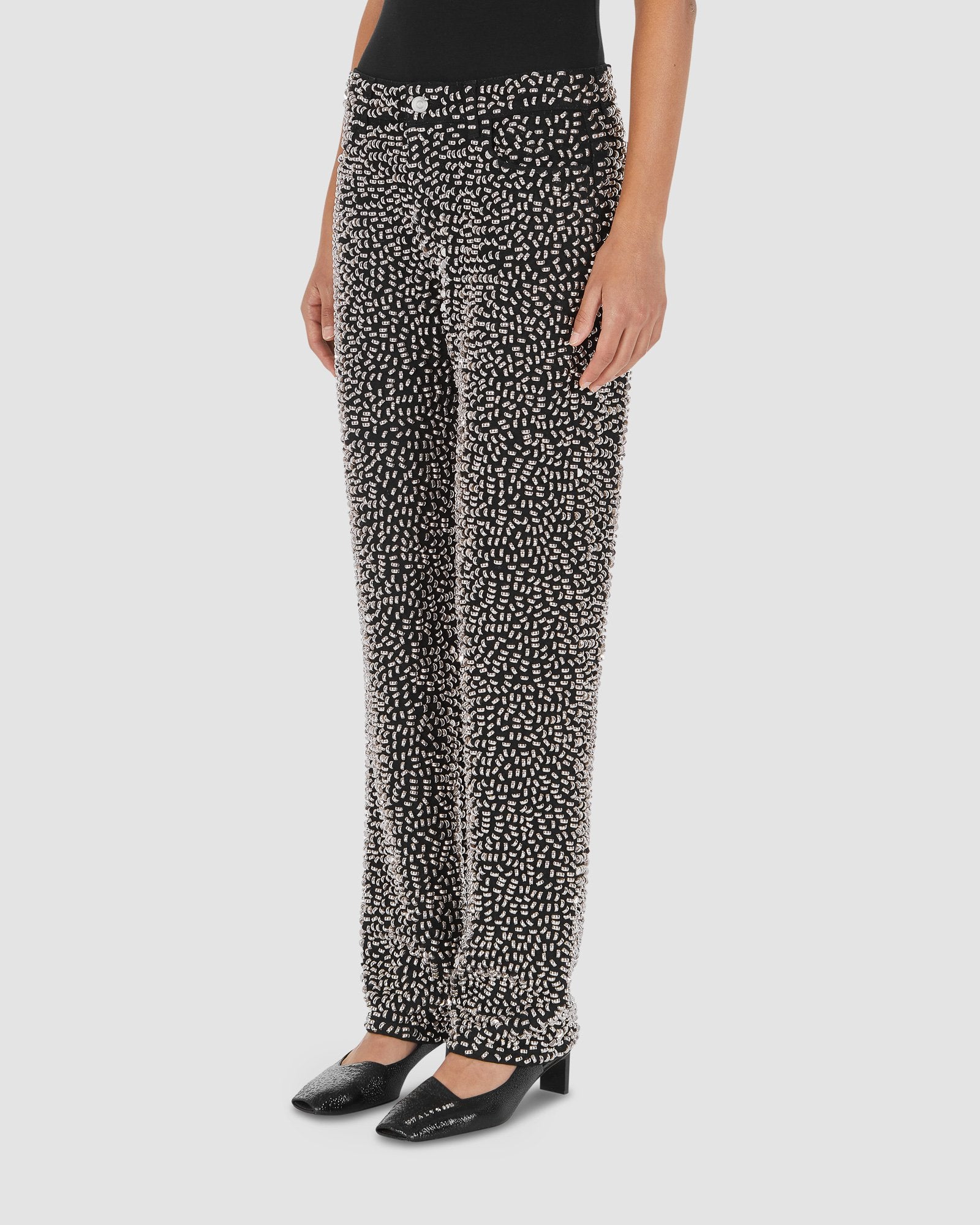 WOMENS STUDDED 6 POCKET JEANS MADE TO ORDER