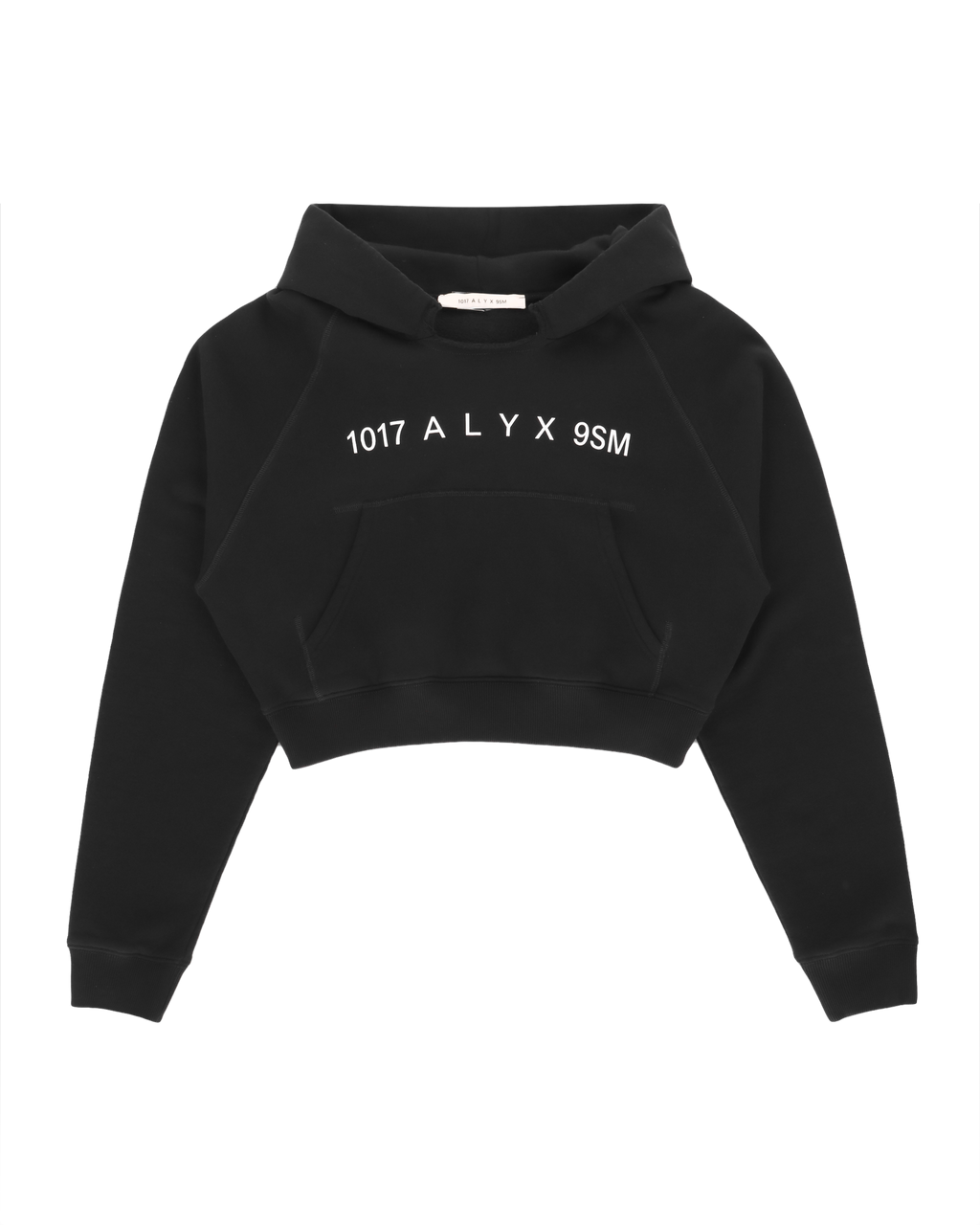 COLLECTION LOGO CROPPED HOODIE