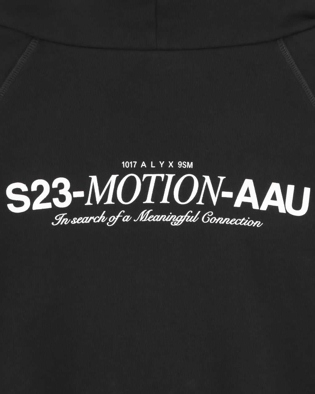 COLLECTION LOGO CROPPED HOODIE