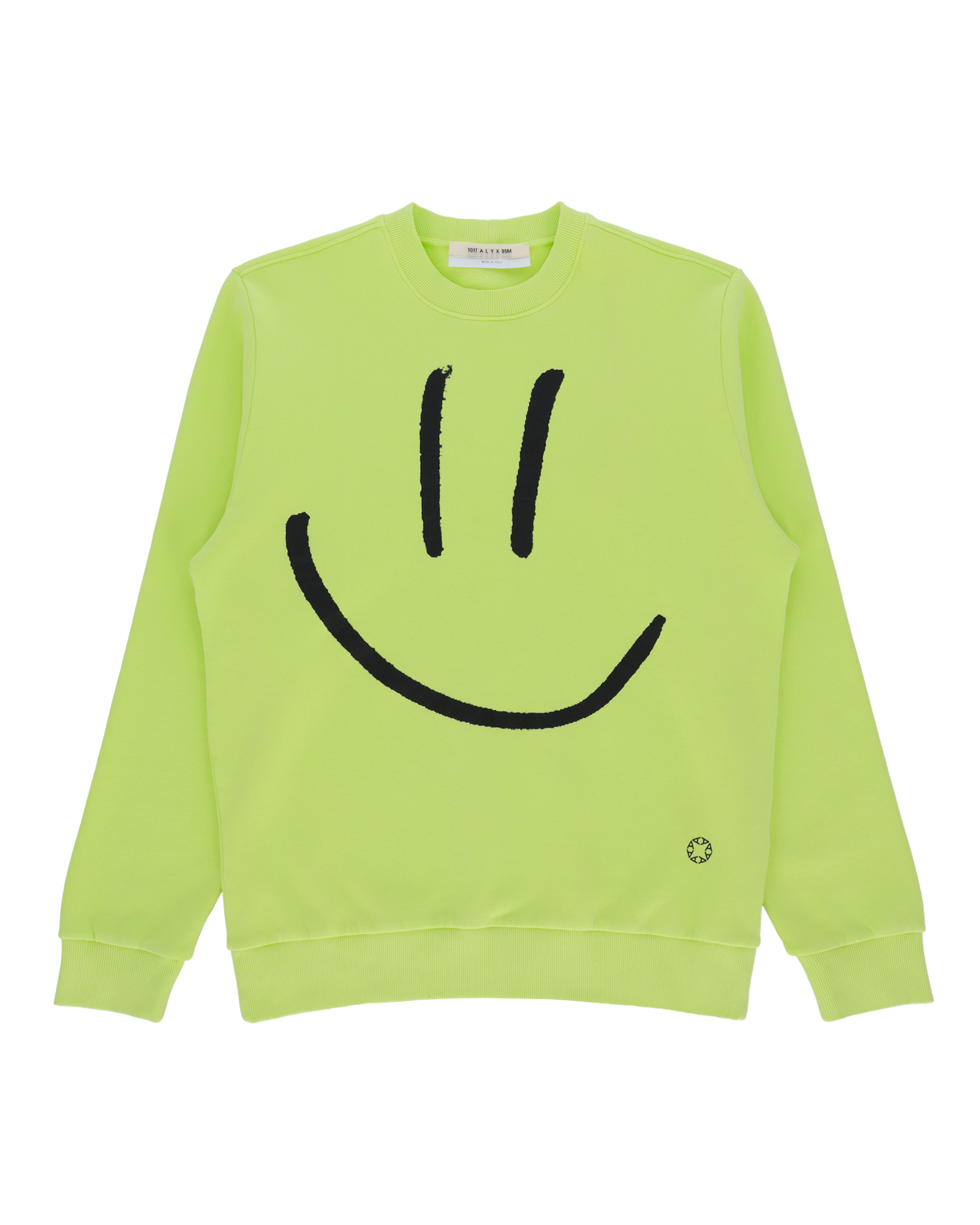 ALYX SMILEY CREWNECK SWEATSHIRT